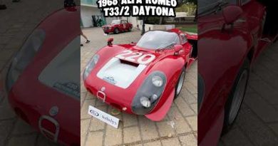 1968 Alfa Romeo T33/2 ‘Daytona’ SOLD IN MONTEREY!