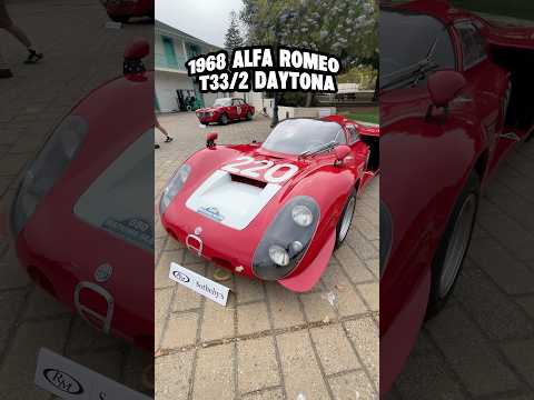 1968 Alfa Romeo T33/2 ‘Daytona’ SOLD IN MONTEREY!