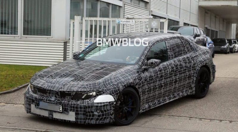 2027 BMW M3 Electric Reveals Production Neue Klasse Headlights in New Spy Photos