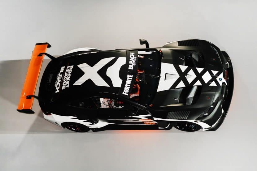 BMW M4 GT3 EVO from Fortnite and Rocket League Gets Real-Life Display with BLEACH Anime Livery