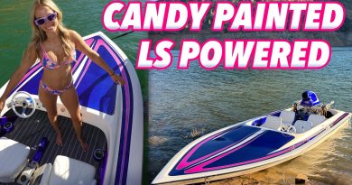 Dear Santa: Jet Boat Please! I Built a Hot Rod Jet Boat! Check Out The Build On This One! 5.3 LS, Candy Paint, Headers, And Custom Interior!