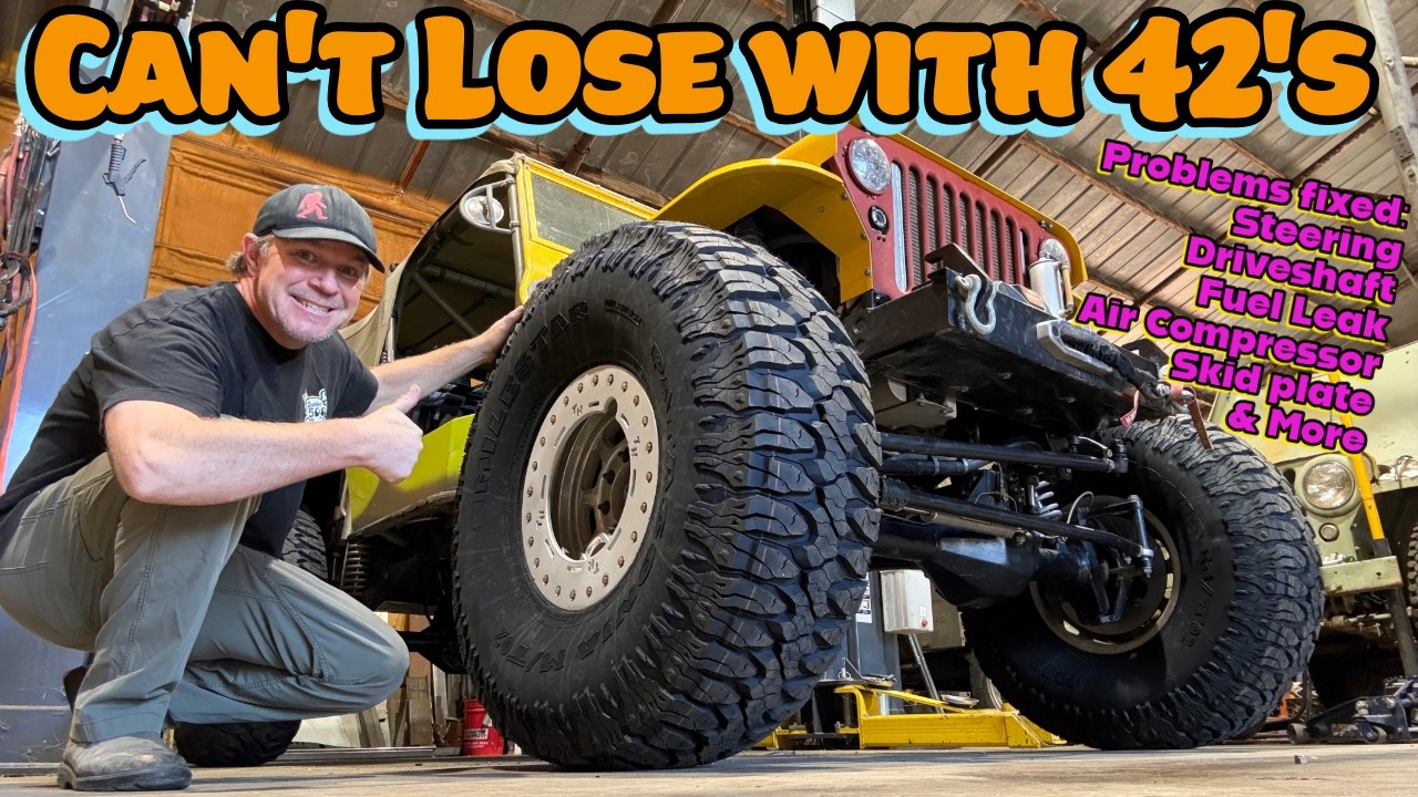 Dirt Daily: 4xFred Williams Is Fixing Stuff And Fitting 42’s on his Summer Camp Jeep. Is Bigger Really Better? Yeah, We Know.