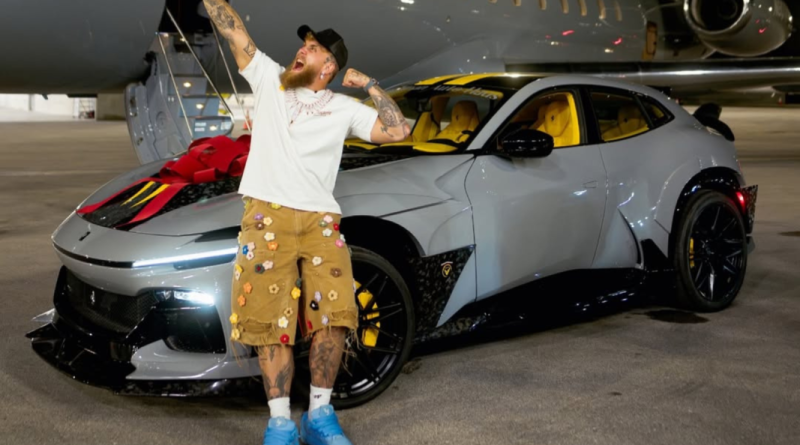 Jake Paul Takes Delivery of a Wild, One-Off Widebody Ferrari Purosangue With a Starry Headliner
