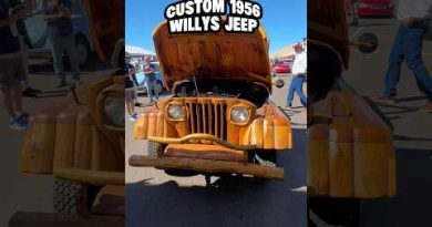 REAL WOOD BODY 1956 Willys Jeep! SOLD AT BARRETT-JACKSON!