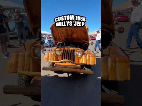 REAL WOOD BODY 1956 Willys Jeep! SOLD AT BARRETT-JACKSON!