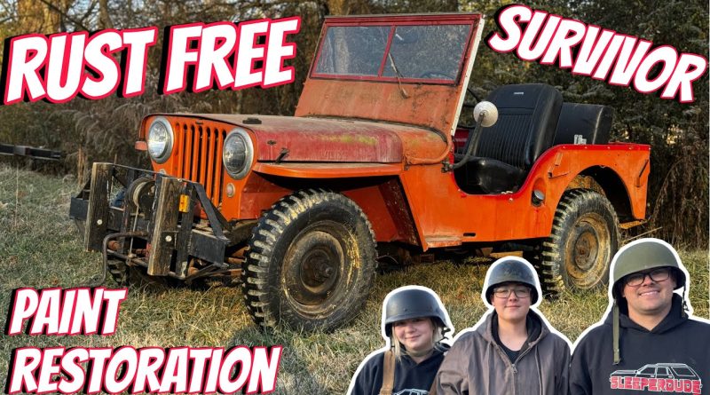 Sleeperdude and Family Take An Off Road Christmas Tree Journey in an 80 Year Old Jeep That Doesn’t Drive Yet