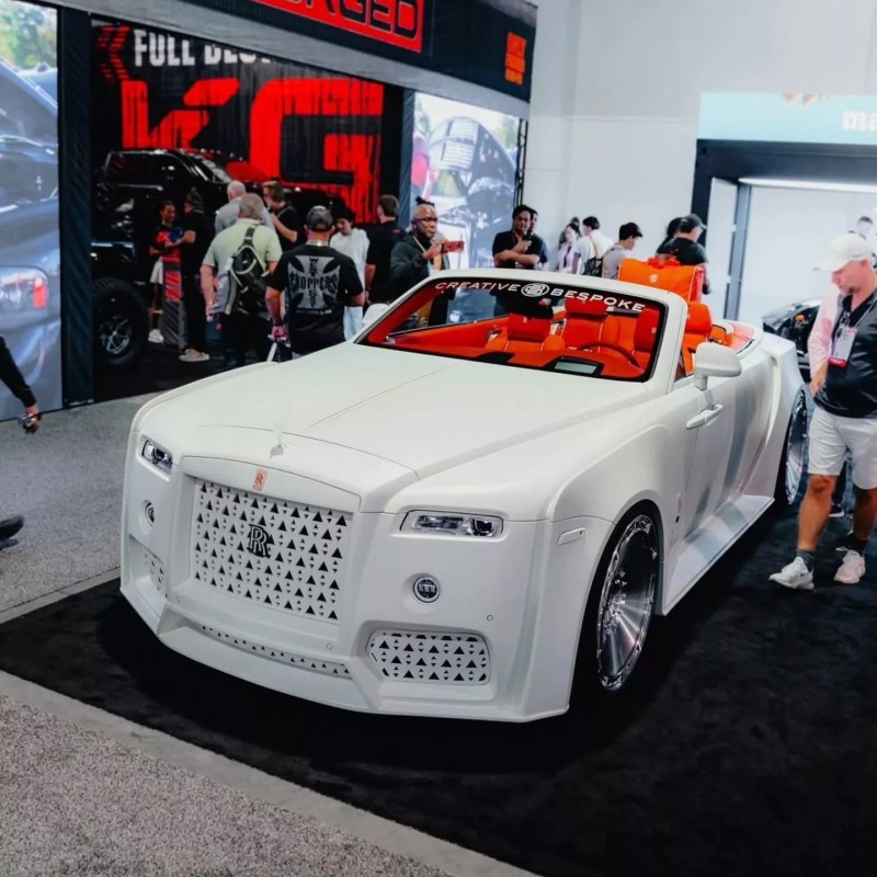 This Widebody Rolls-Royce Dawn Completely Ditches the Iconic Grille