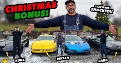 Tony Angelo Gave All His Guys CORVETTES For Their CHRISTMAS BONUS! You Will Want To See This!