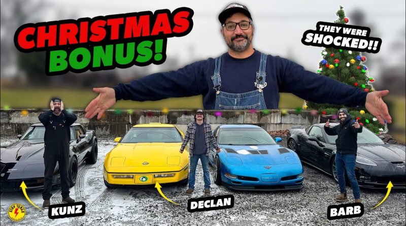 Tony Angelo Gave All His Guys CORVETTES For Their CHRISTMAS BONUS! You Will Want To See This!