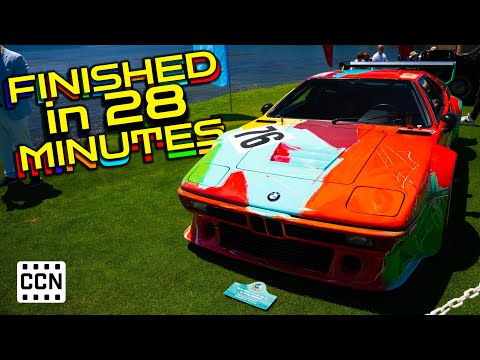 We Found the Andy Warhol BMW M1 Art Car at Pebble Beach 2025!