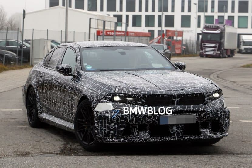 2028 BMW M5 Rendered Without The Neue Klasse Grille