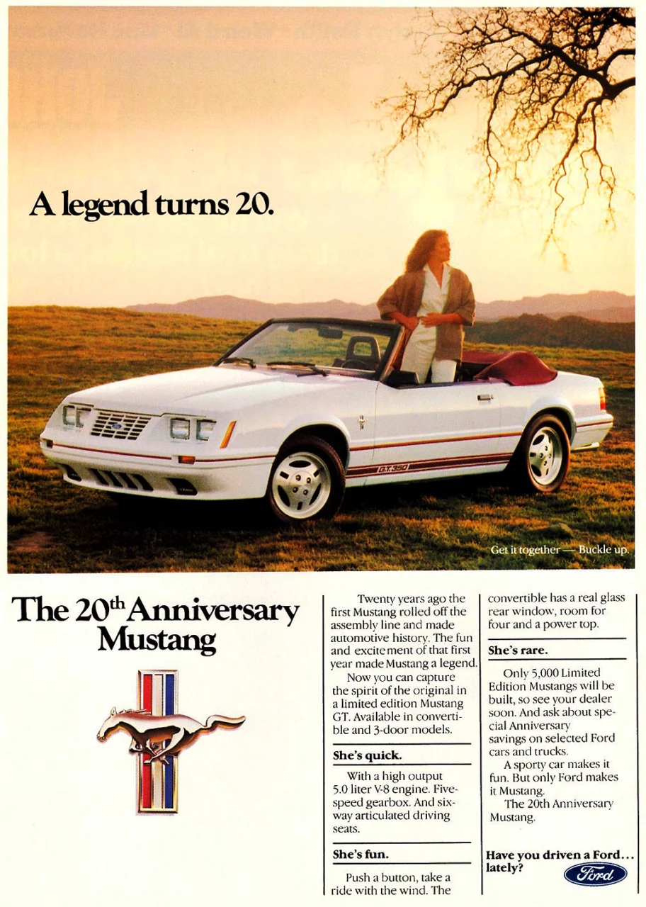 AutoHunter Spotlight: 1984 Ford Mustang GT350 20th Anniversary Edition