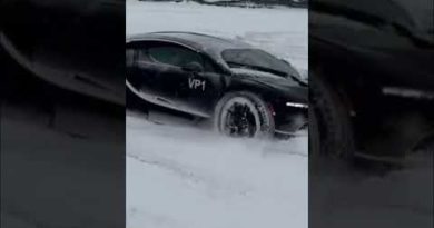 Bugatti Tourbillon Conquers Snow  Epic Drifting Action!