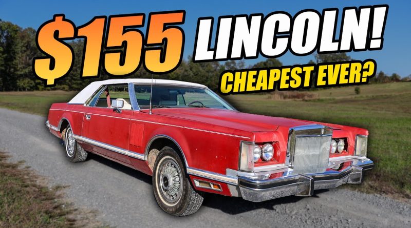 CHEAPEST Lincoln EVER! Will 5 Make It Run and Drive? Free Lincoln, Plus Free Big Block, Equals FUN!