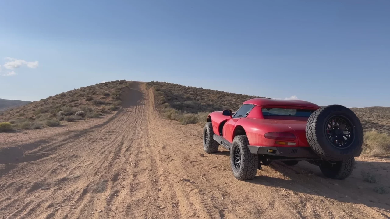 First-Generation Dodge Viper Goes Off-Roading