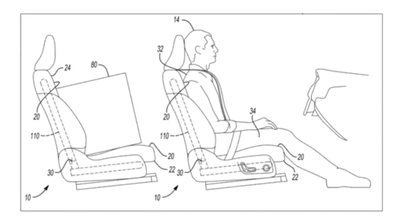 GM Has an Idea for Car Seats That Can Physically Change Size GM Has an Idea for Car Seats That Can Physically Change Size