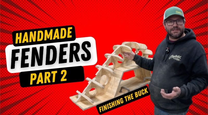 Making Fenders From Scratch With Cornfield Customs: Designing And Shaping The Buck – Fenders Part 2