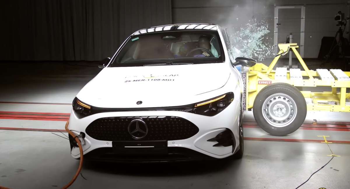 Mercedes CLA Edges Two Teslas to Become Europe’s Safest Car of 2025