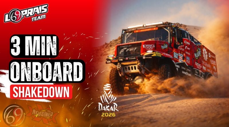 ONBOARD SHAKEDOWN – TESTING THE DAKAR INSTATRADE IVECO POWERSTAR TRUCK OF ALES LOPRAIS TEAM- THIS FPT POWERED BIG TRUCK HAULS ASS ON DIRT!