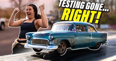She KNEW the ’55 Had It In It ! Sick Week Testing, While Sick, At Centerville Dragway in Arkansas Proves Aero Isn’t Everything