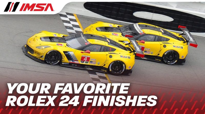 The Best Rolex 24 at Daytona Finishes of All Time! IMSA Shares Their Favorite Finishes Of All Time!