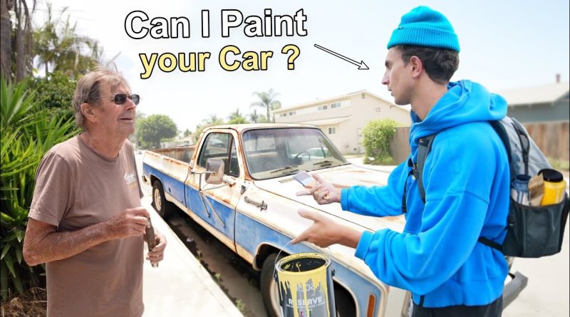 This Guy Is Asking Strangers to Paint THEIR Car… What Would You Say If Approached By This Guy? This Guy Is Asking Strangers to Paint THEIR Car… What Would You Say If Approached By This Guy?
