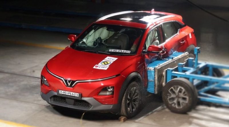 VinFast VF6 Gets 5 Star Bharat NCAP Crash Test Safety Rating